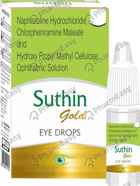 Suthin Gold Bottle Of 10Ml Eye Drops