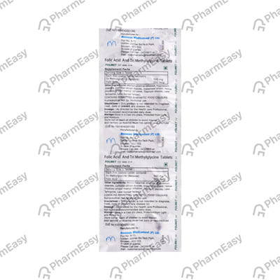 Folmet Nm Strip Of 10 Tablets