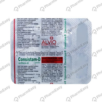 Consistam D Strip Of 10 Capsules