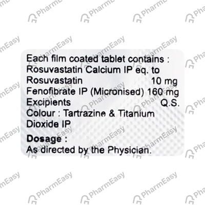Rosevast F Strip Of 10 Tablets