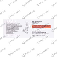 EASY SIX PRE FILLED SYRINGE OF 0.5ML VACCINE