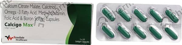 Calcigo Max Strip Of 10 Capsules