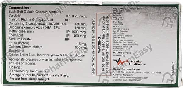 Calcigo Max Strip Of 10 Capsules