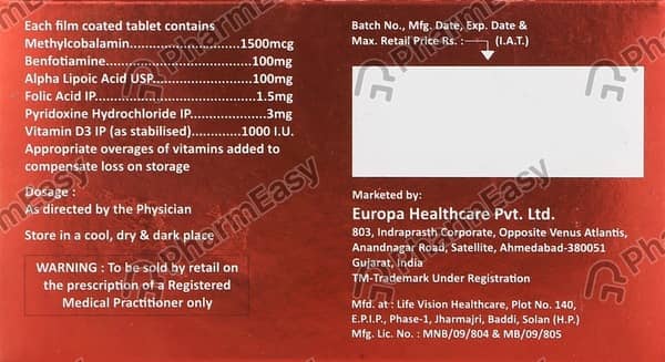 Neurotreat Strip Of 10 Tablets