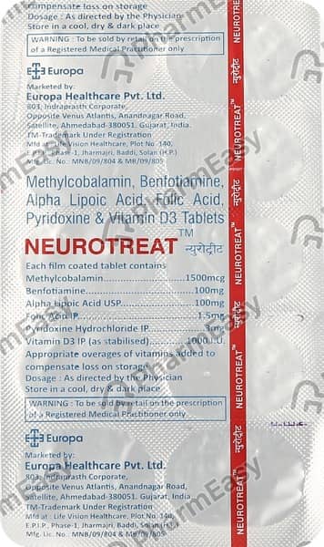 Neurotreat Strip Of 10 Tablets