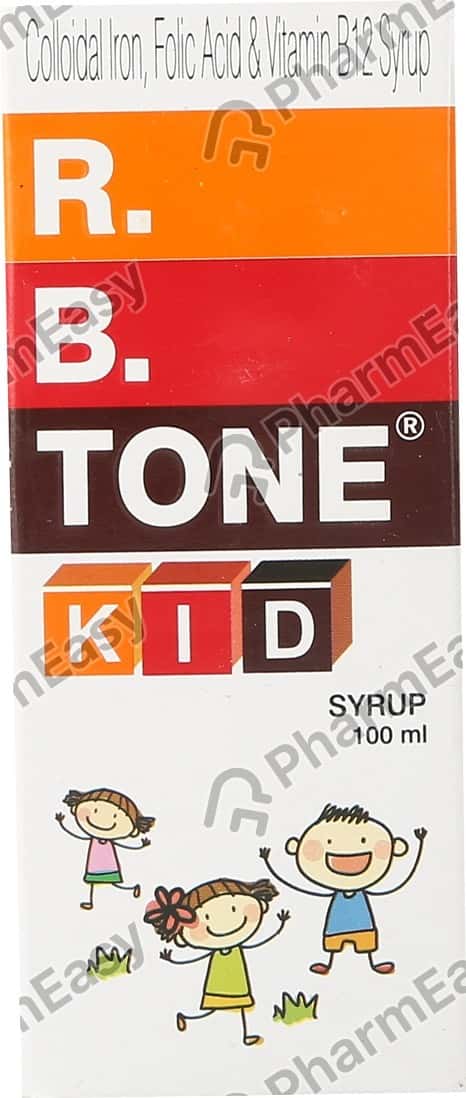R B Tone Kid Bottle Of 100ml Syrup