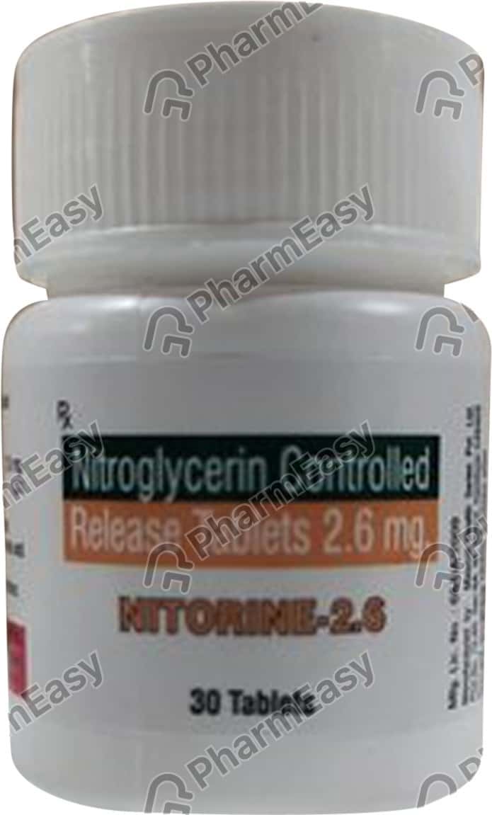 Buy Nitro 2.6 MG Tablet (30) Online at Flat 15 OFF PharmEasy