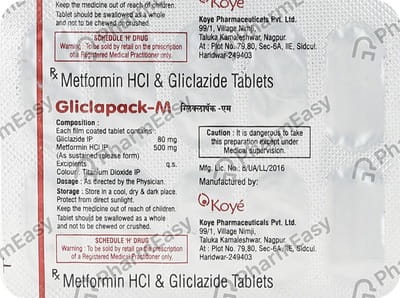 Gliclapack M Strip Of 10 Tablets