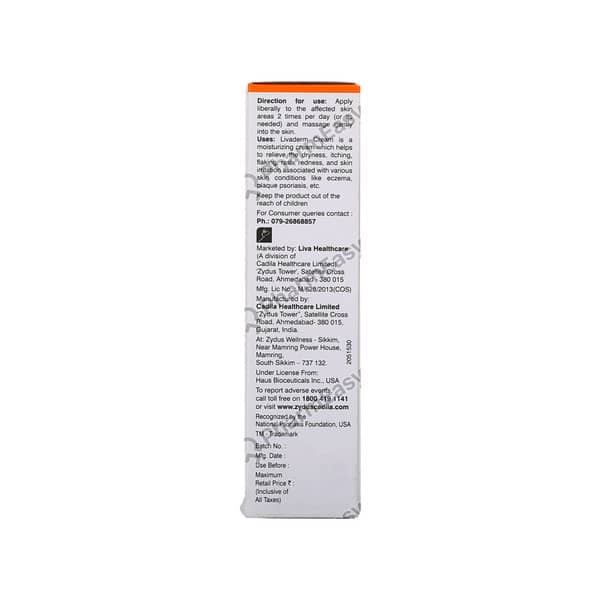 Livaderm Cream 100Gm
