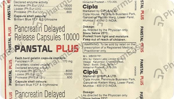 Panstal Plus Strip Of 10 Capsules
