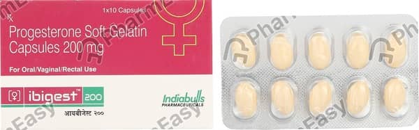 Ibigest 200mg Strip Of 10 Capsules