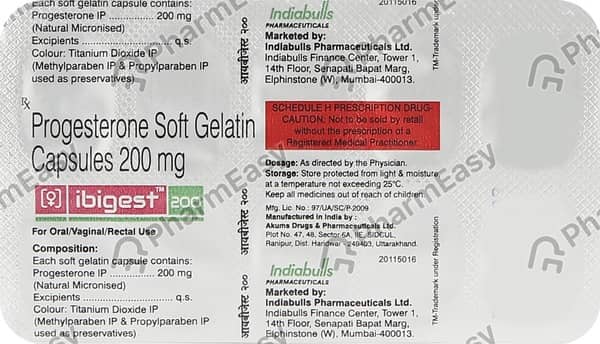 Ibigest 200mg Strip Of 10 Capsules