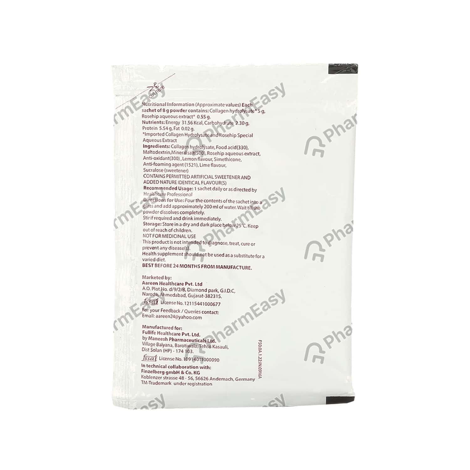 Buy Roseup 0.55 G Oral Powder (8) Online at Flat 15 OFF PharmEasy