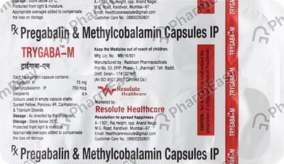 Trygaba M Strip Of 10 Capsules