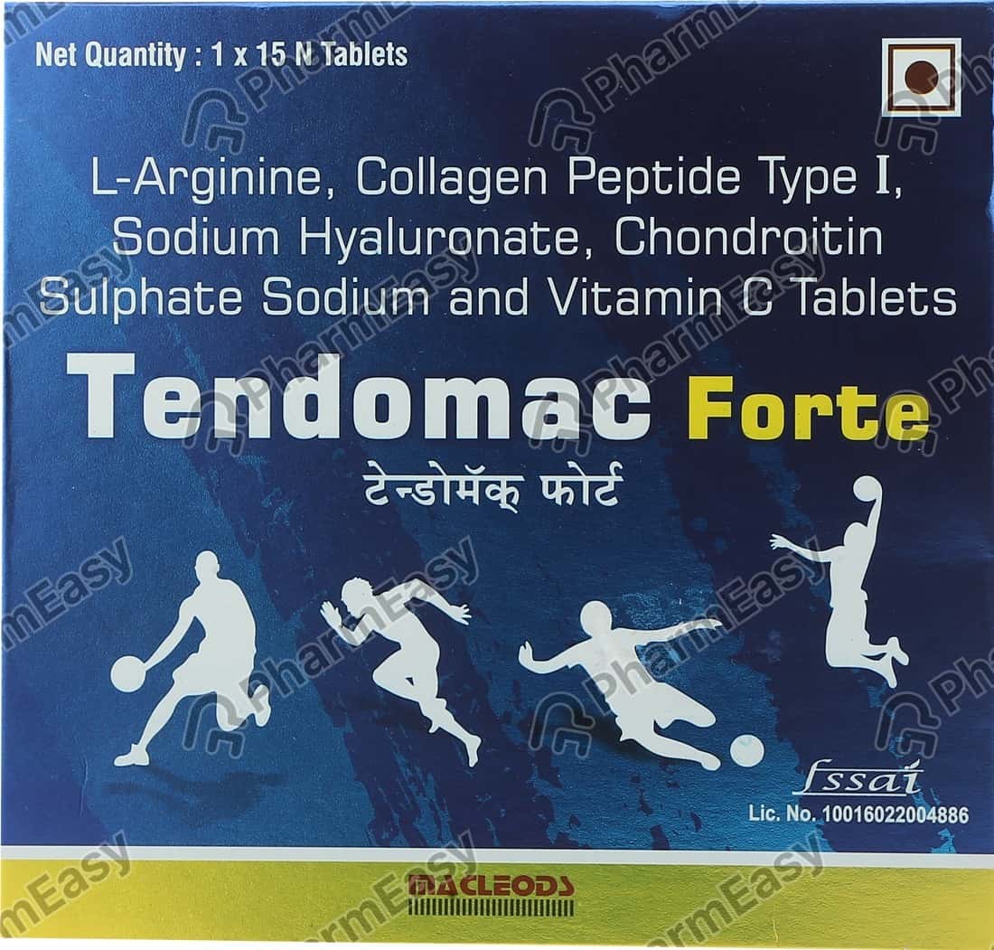 Tendomac Forte Strip Of 15 Tablets