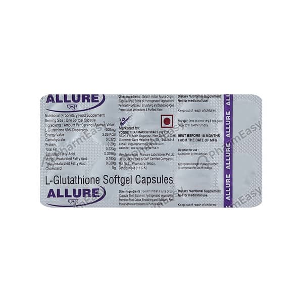 Allure Strip Of 10 Capsules