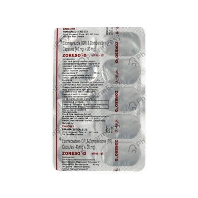 Zoreso D Strip Of 10 Capsules