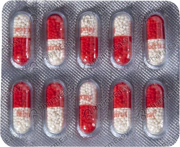 Nixitral 200Mg Strip Of 10 Capsules