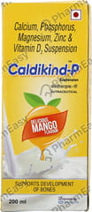 CALDIKIND P NEW DELICIOUS MANGO FLAVOUR BOTTLE OF 200ML SUSPENSION