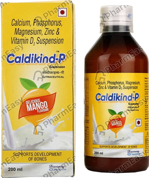 Caldikind P New Delicious Mango Flavour Bottle Of 200ml Suspension