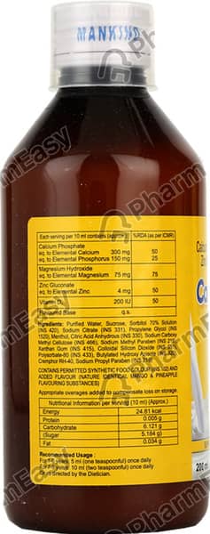 Caldikind P New Delicious Mango Flavour Bottle Of 200ml Suspension