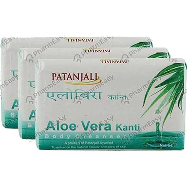 Patanjali Aloe Vera Kanti Body Cleanser 3X150 Gm