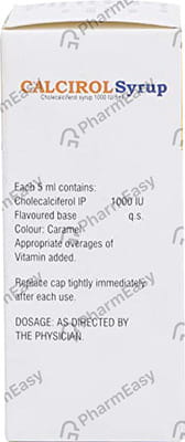 Calcirol 1000iu Bottle Of 100ml Syrup