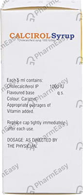Calcirol 1000iu Bottle Of 100ml Syrup
