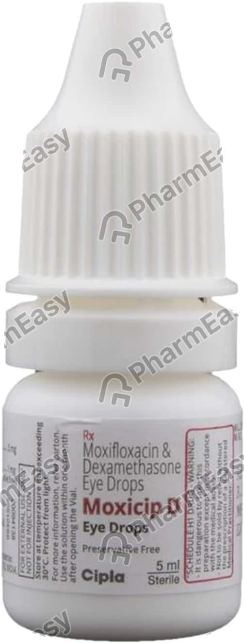 Moxicip D Eye Drops 5ml Uses, Side Effects, Price & Dosage PharmEasy