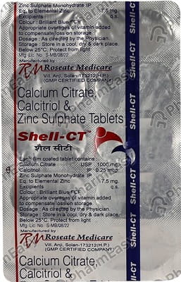 Shell Ct Strip Of 10 Tablets