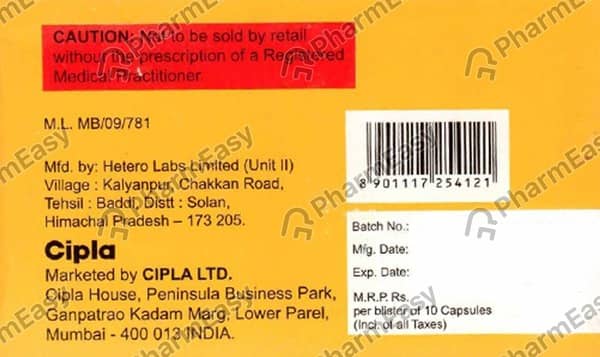 Panstal Forte Strip Of 10 Capsules