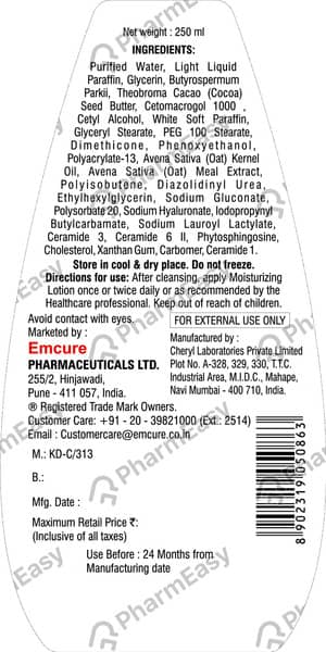 Aqua Oat Bottle Of 250Ml Lotion