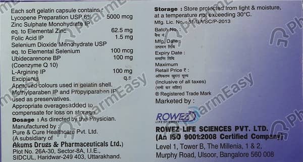 Quantus 100Mg Strip Of 10 Capsules
