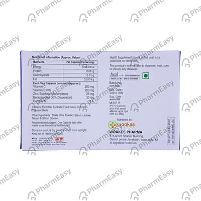 Woxvit Strip Of 10 Capsules