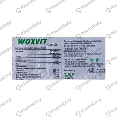 Woxvit Strip Of 10 Capsules