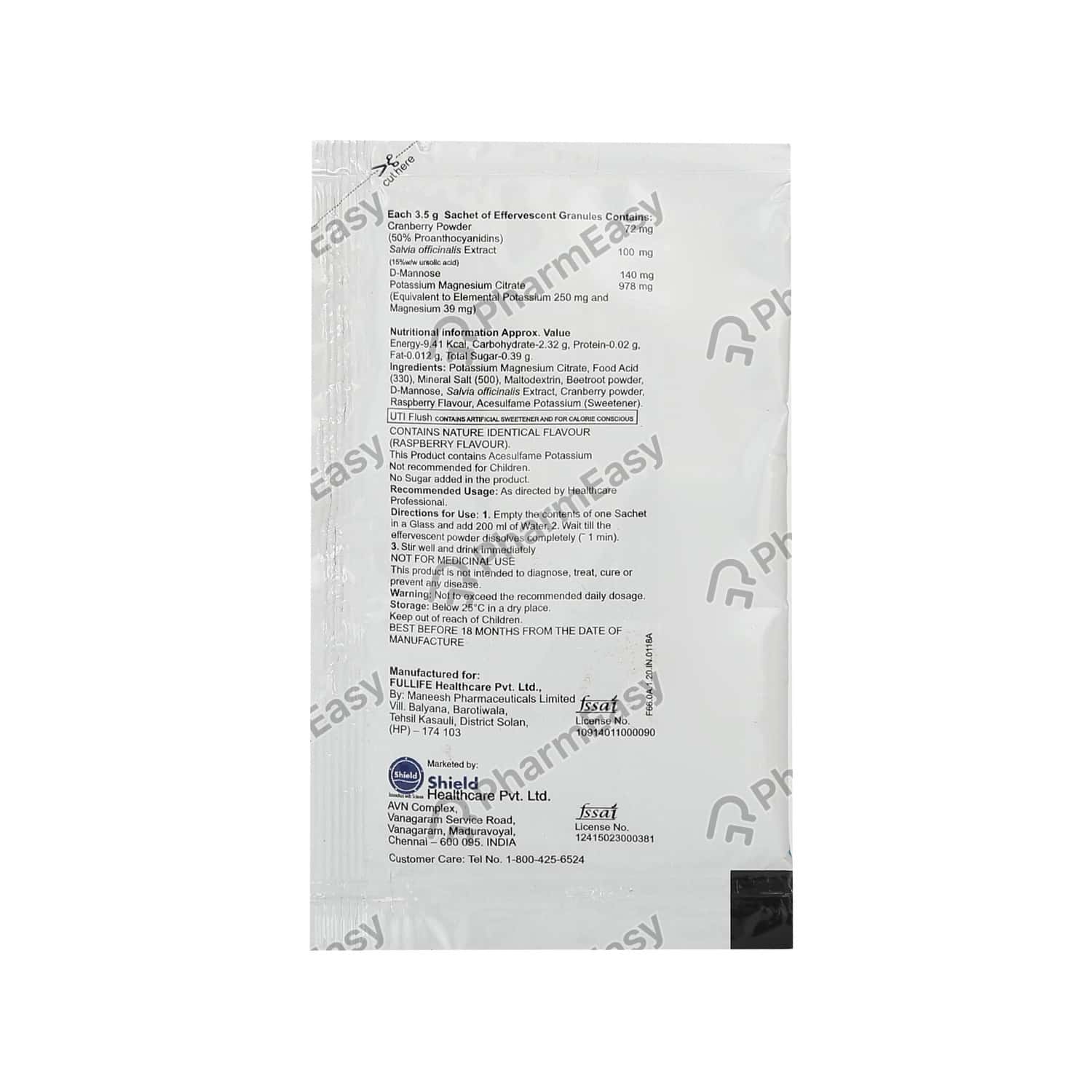 Buy Uti Flush Sachet Of 3.5gm Powder Online at Flat 18 OFF* PharmEasy