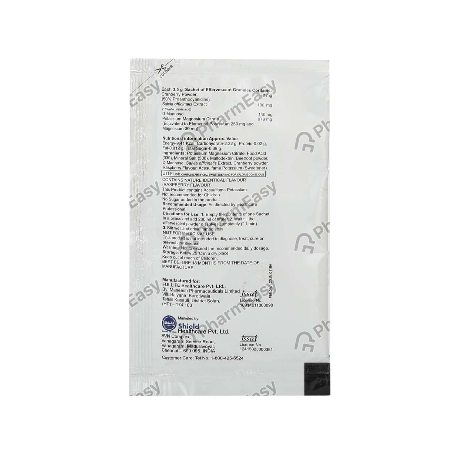 Buy Uti Flush Sachet Of 3.5gm Powder Online at Flat 18 OFF* PharmEasy