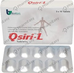 QSIRI L STRIP OF 10 TABLETS