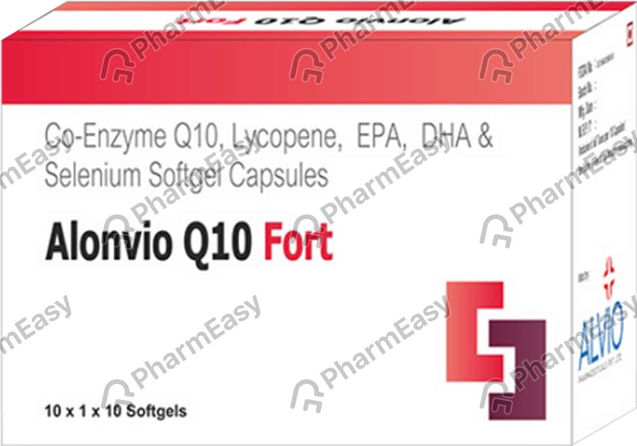 Buy Alonvio Q10 Forte Capsule (10) Online at Flat 15 OFF PharmEasy