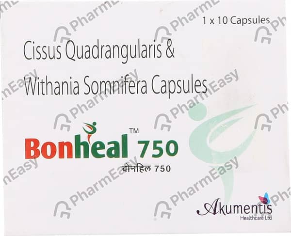 Bonheal 750Mg Strip Of 10 Capsules