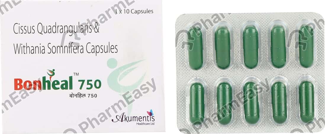 Buy BONHEAL 750MG STRIP OF 10 CAPSULES Online & Get Upto 60% OFF at
