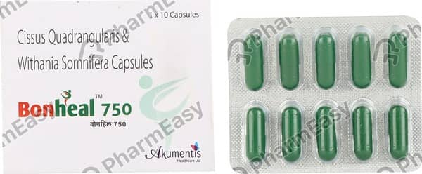 Bonheal 750Mg Strip Of 10 Capsules