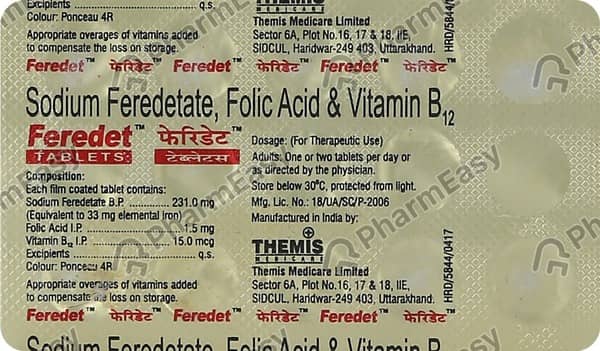 Feredet Strip Of 15 Tablets