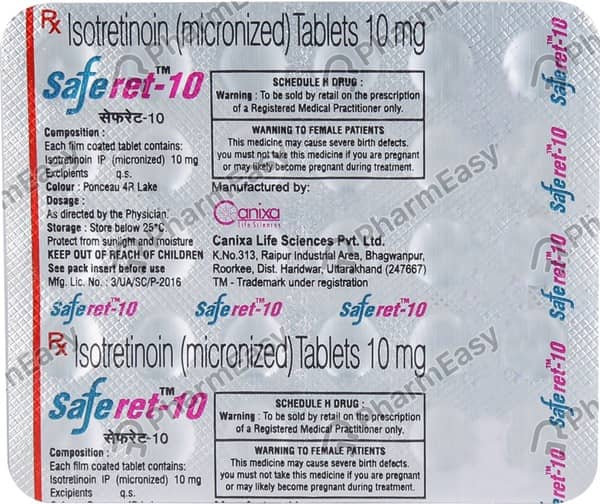 Saferet 10Mg Strip Of 30 Tablets