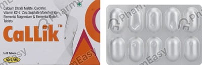 Callik Strip Of 10 Tablets