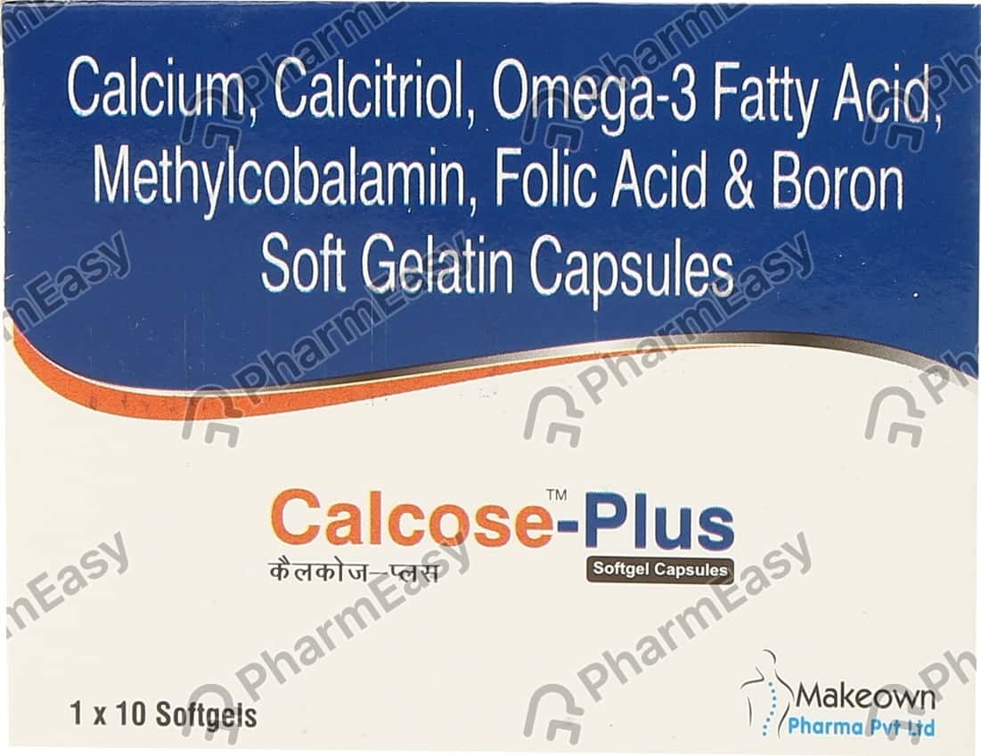 Calcose Plus Strip Of 10 Capsules