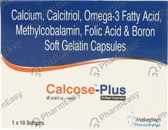 CALCOSE PLUS STRIP OF 10 CAPSULES