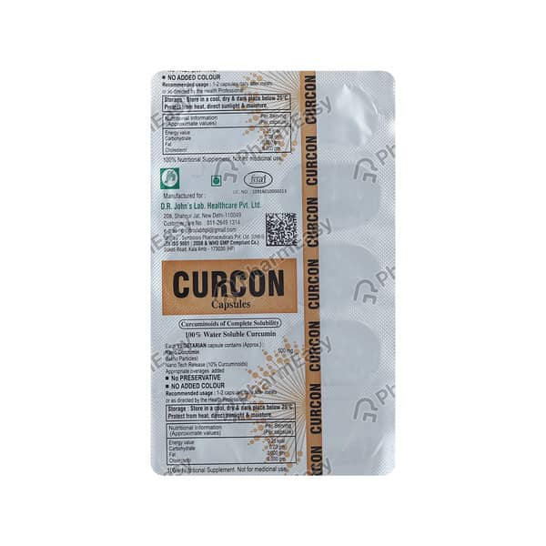 Curcon Strip Of 10 Capsules