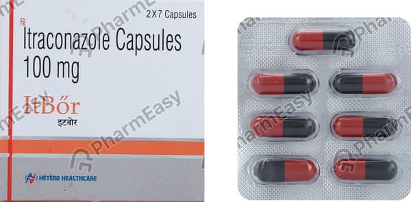 Itbor 100mg Strip Of 7 Capsules