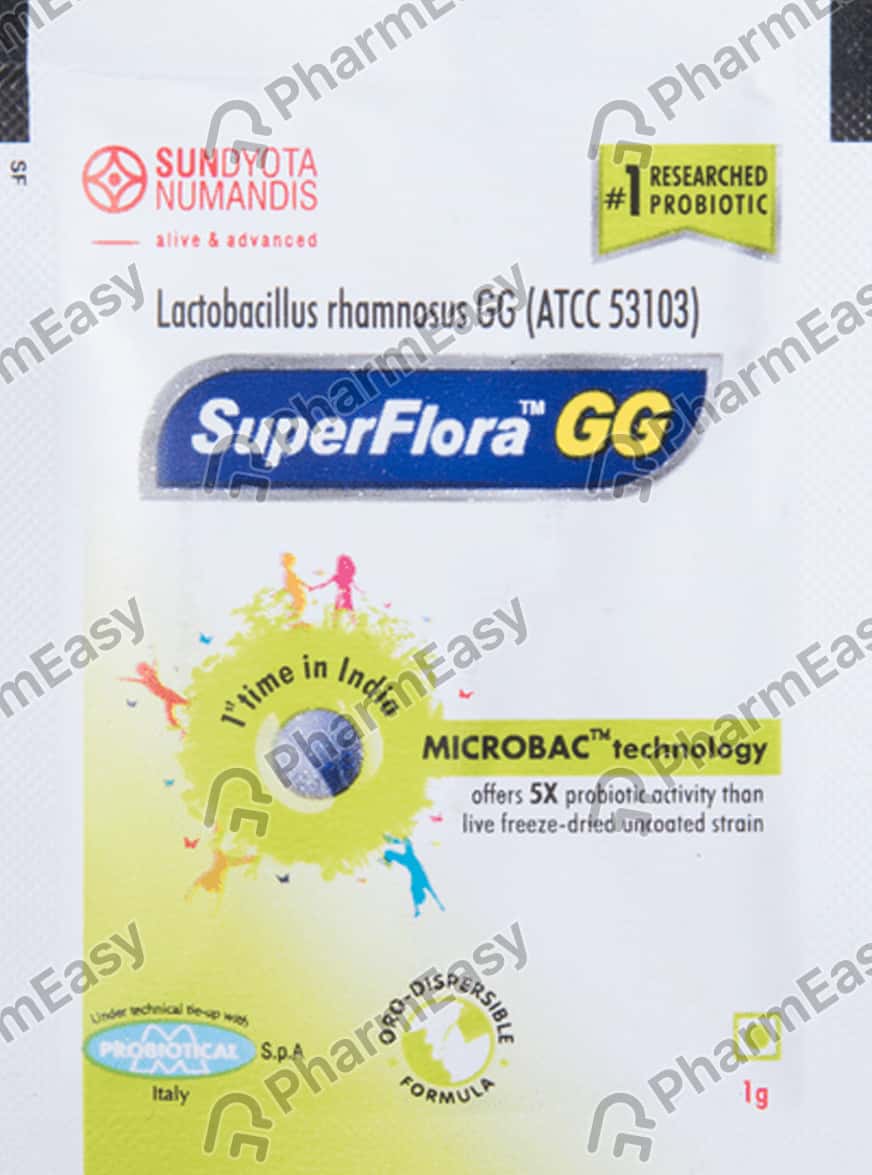 Superflora Gg 6 B Oral Powder (1): Uses, Side Effects, Price & Dosage ...